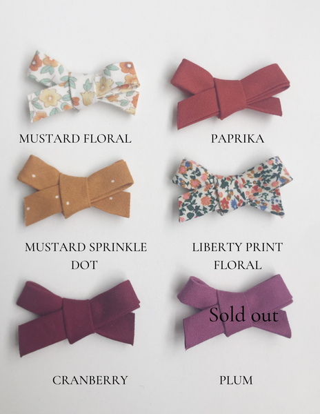 Extra Mini Fabric Bow