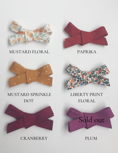 Mini Fabric Bow