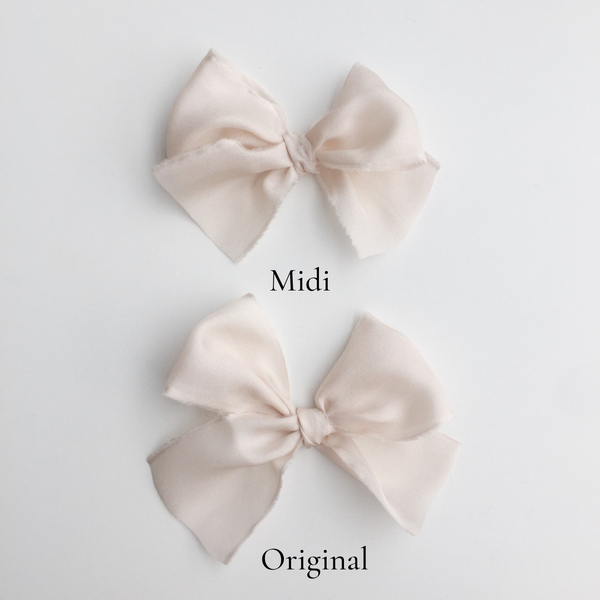 Classic Raw Silk Bow