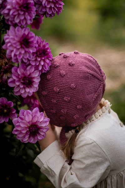 Bobble Stitch Bonnet