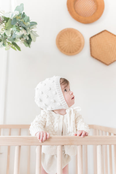 Bobble Stitch Bonnet