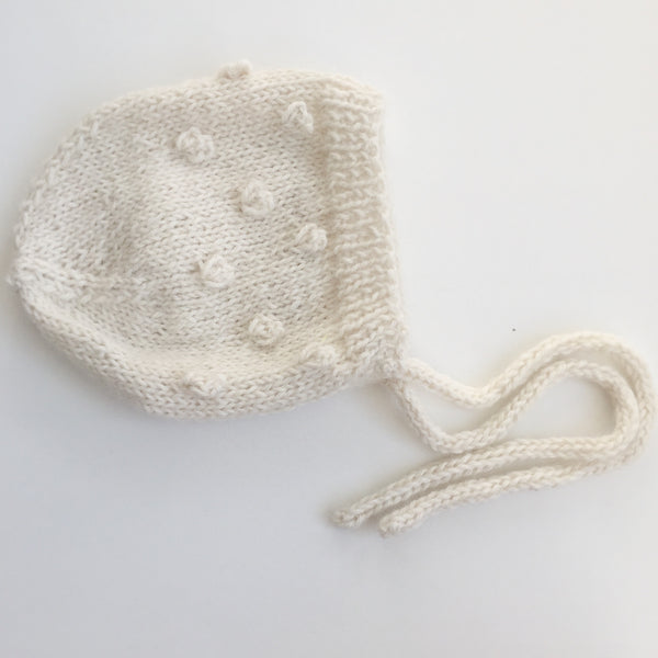 Bobble Stitch Bonnet