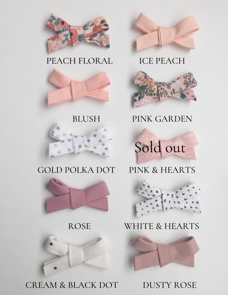 Mini Fabric Bow