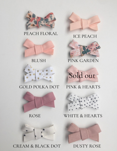 Extra Mini Fabric Bow