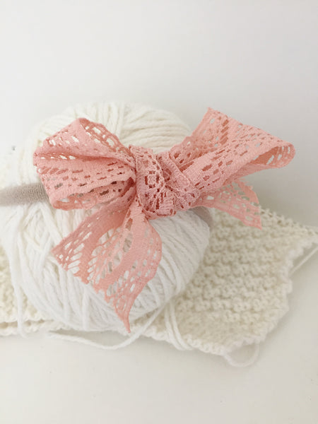 Oversized Lace Bow