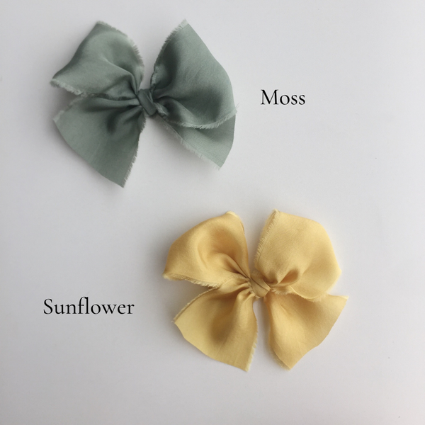 Classic Raw Silk Bow