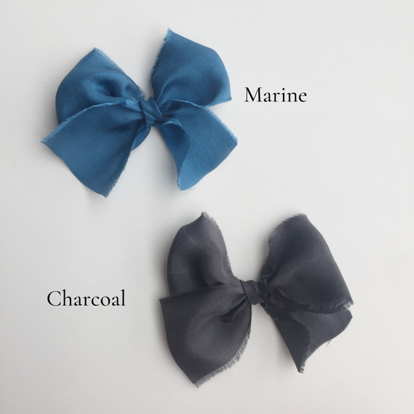 Classic Raw Silk Bow