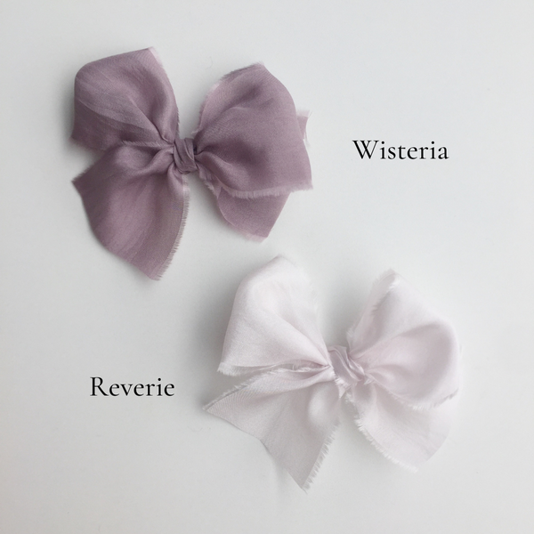 Classic Raw Silk Bow